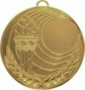 Медаль Лидер Факел 5 колец бронза LD107 фото