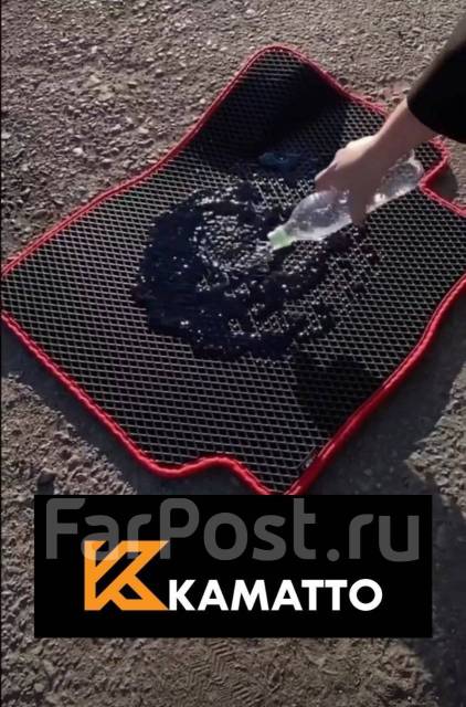 Автомобильный ковролин черный pet