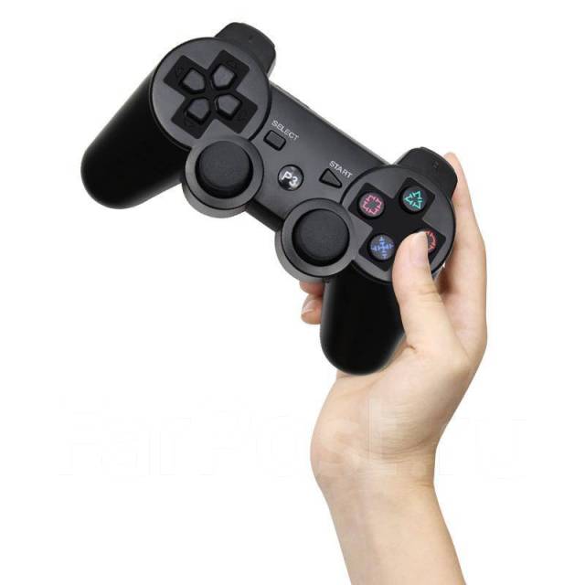 Дуалшок 3 подключение к пк по блютуз Геймпад Джойстик для Doubleshock PlayStation 3 беспроводной, новый, в наличии. Ц
