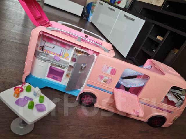 Фургон для барби Mattel Barbie Дом мечты Раскладной фургон, б/у, в ...