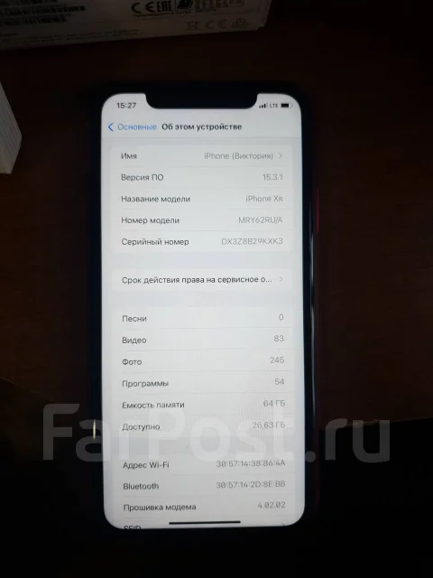 Apple iPhone Xr. �/�, �������, 4G LTE, NFC ����