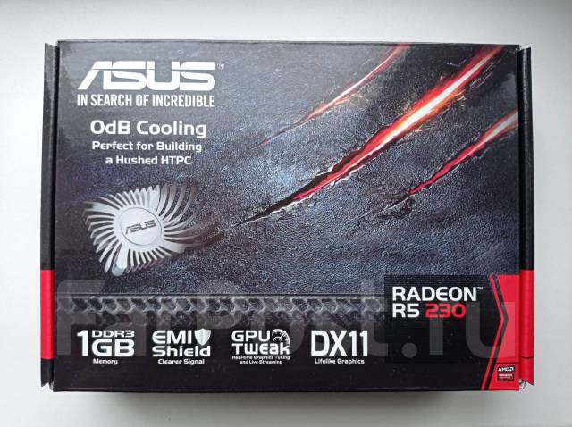 ASUS AMD Radeon R5 230 Silent LP R5230 SL 1GD3 L