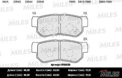 ������� ��������� �������� ������ KIA Sportage II 04-, Hyundai Santa FE 00-, Tucson 04-, GAC GS5 20- Miles E110033 E110033 ����