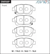 ������� ��������� Advics SN956P �������� �������� SN956P ����