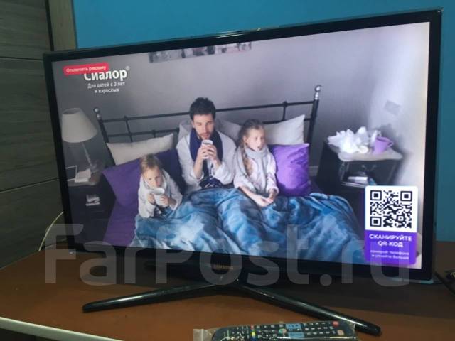 3D. Samsung 37 дюймов. SmartTV. отличный, тонкий, FullHD, LED, 32", б/у ...