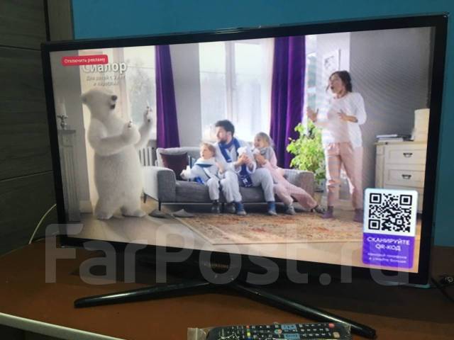 3D. Samsung 37 дюймов. SmartTV. отличный, тонкий, FullHD, LED, 32", б/у ...