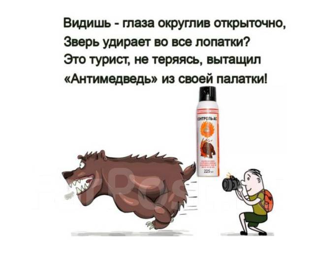 Контроль-АС, 225 мл, антимедвежий Средство самообороны, новый, в ...