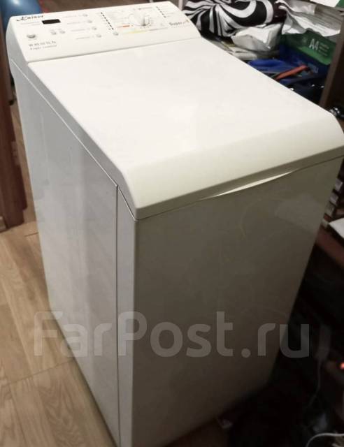 Узкая автоматическая стиральная машина с верхней загрузкой, б/у, в ...