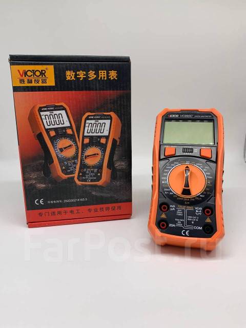 Цифровой Мультиметр Victor VC890C+, новый, в наличии. Цена: 2 445₽ во ...