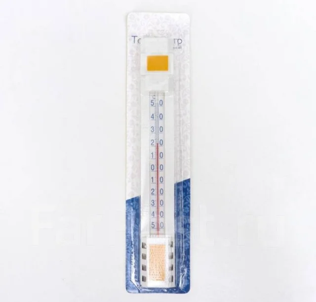 Термометр, уличный, оконный, \"Наружный\", на липучках, Россия, новый, в ...