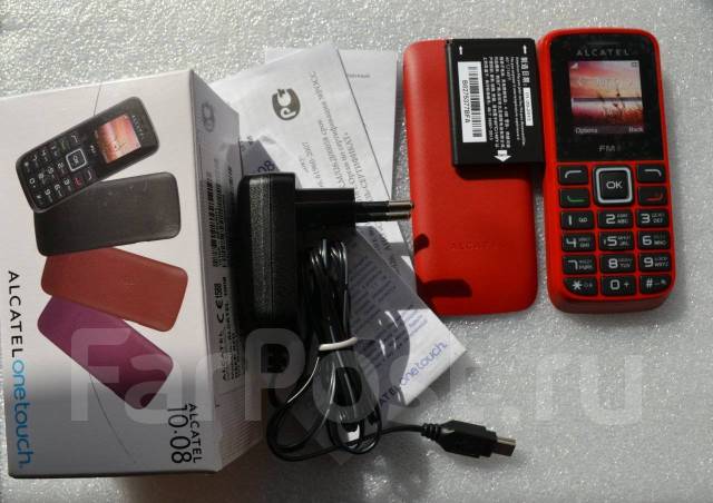 Телефон сотовый кнопочный Alcatel One Touch 1008 Новый без камеры ...
