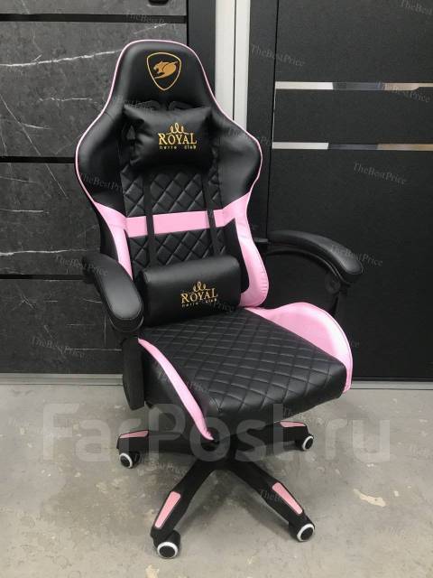 Компьютерное кресло, игровое для девочки, игровое. Royal, розовый цвет ...