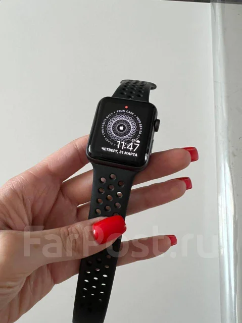 Apple Watch Series 3 Nike+. GPS, NFC, IP67 ����