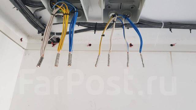 Замена проводки. Установка люстр, счётчиков. Перенос розеток. Электрик ...