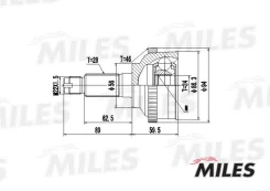 ���� KIA Carens II/Clarus/Magentis 1.6-2.0 96-06 �������� +ABS Miles GA20180 GA20180 ����