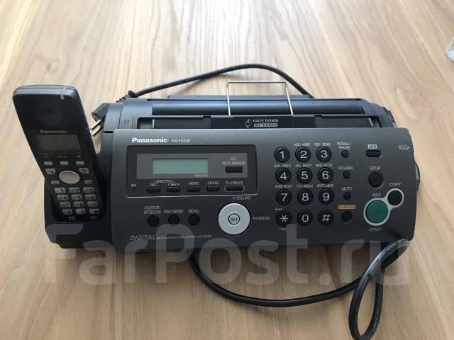 Телефон/факс Panasonic KX-FC228 - Печатная техника во Владивостоке