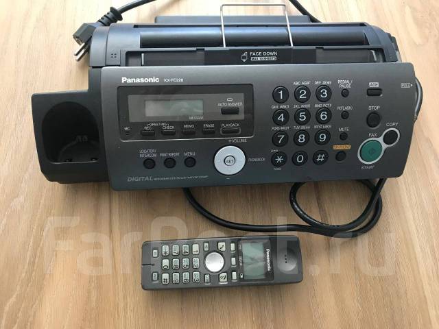 Телефон/факс Panasonic KX-FC228 - Печатная техника во Владивостоке