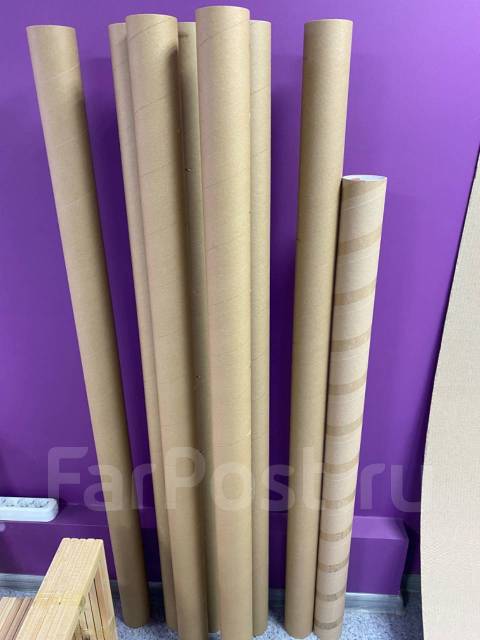 Тубы картонные, в наличии. Цена: 5₽ во Владивостоке