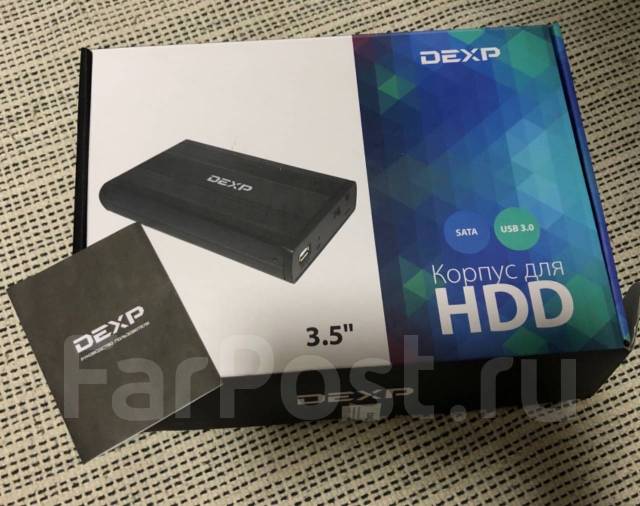 3.5" Внешний бокс для жесткого диска DEXP UA003, б/у, в наличии. Цена ...