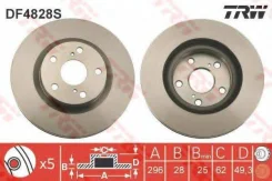���� ��������� �������� Toyota Camry V40,50/Auris E150,180/RAV4 A30,40 DF4828S ����