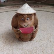 Сувенир обезьяна из кокоса Вьетнам фото
