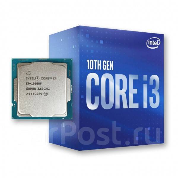 Запечатан ! Intel® Core™ i3 10100F BOX / LGA 1200, Гарантия ДНС ...