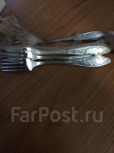 Вилки десертные, посеребрянный (мельхиор), новый, в наличии. Цена: 4 ...