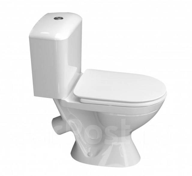 Унитаз напольный Keramin Капри (арматура 1-режим, косой. ) в Мистер Т ...