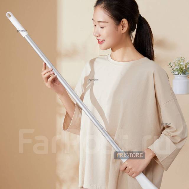 Швабра для мытья пола с отжимом Xiaomi Blue Fish Cotton PU03A, новый, в ...