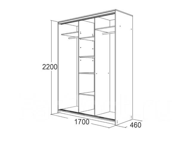 Шкаф купе на 170