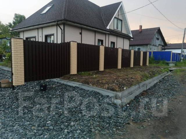 Заборы. установка заборных столбов - Устройство заборов, ограждений ...