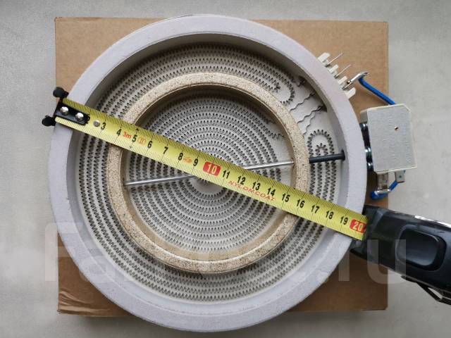 Конфорка для стеклокерамики 2-з. D=180/200mm 1700/700W (оригинал ...