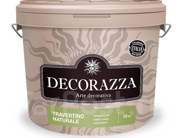 Декоративная штукатурка Decorazza Travertino naturale. Скидка 20% ...