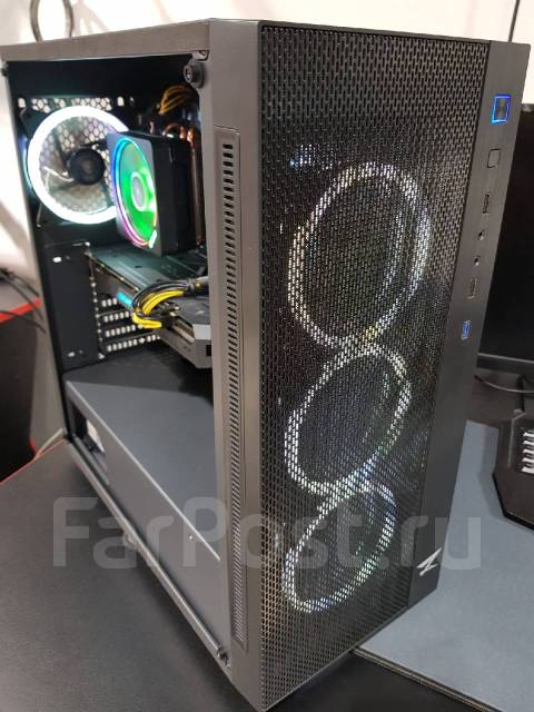 Геймерская сборка Ryzen 2600+GTX 1660 super 6GB, б/у, в наличии