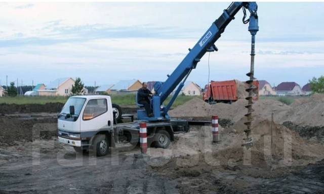 Услуги Автобуровая, ямобур, бурение, винтовые сваи в Хабаровске