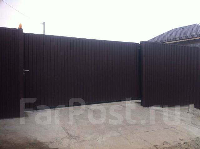 Изготовление, монтаж, ремонт откатных и секционных ворот - Устройство ...