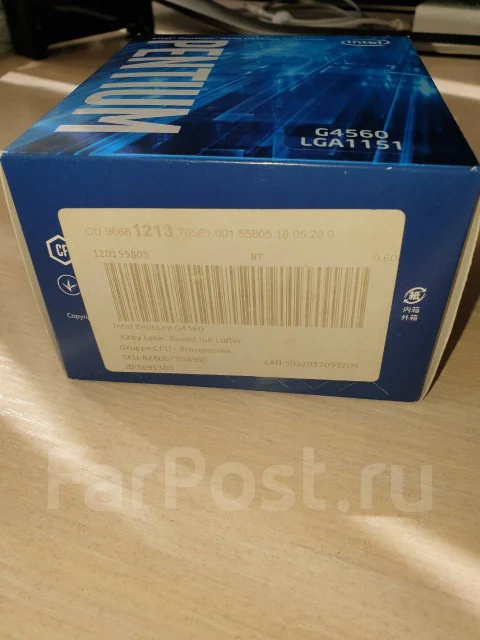 Intel Pentium G4560 ����