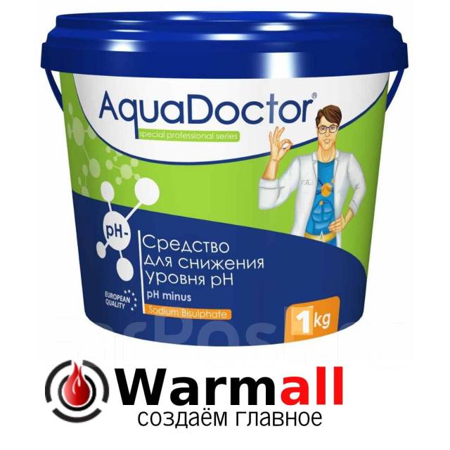 PH Minus для снижения уровня pH AquaDoctor 1 кг Химия для бассейна ...