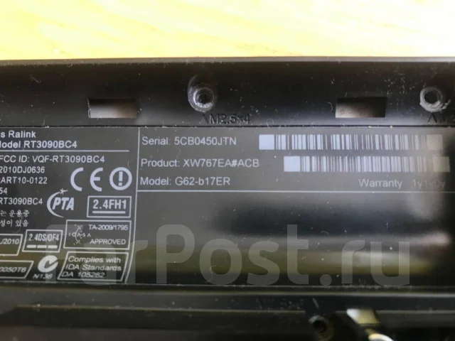 HP G62-b17ER. 15.6" ����