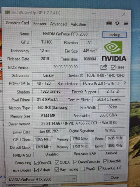 GeForce RTX 2060 ����