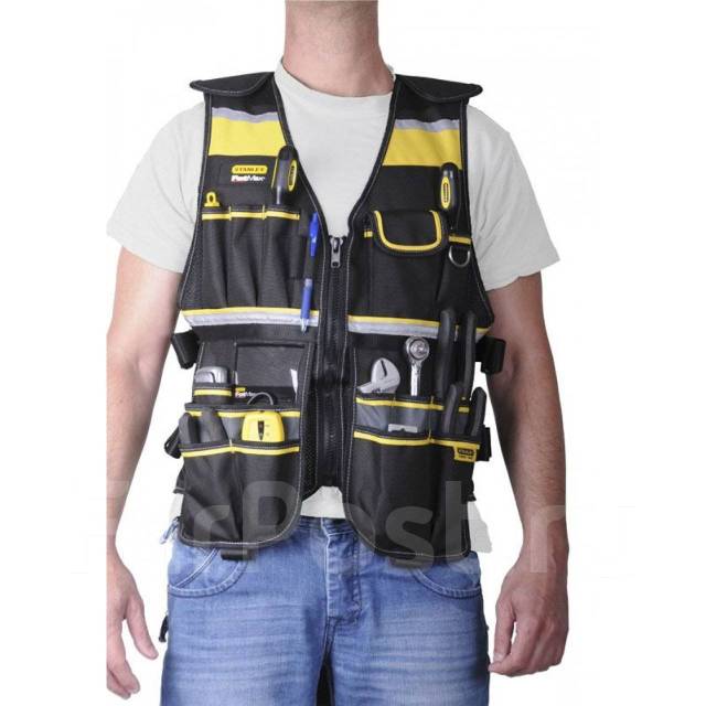Жилет строителя электрика Stanley FatMax FMST1-71181, новый, под заказ ...