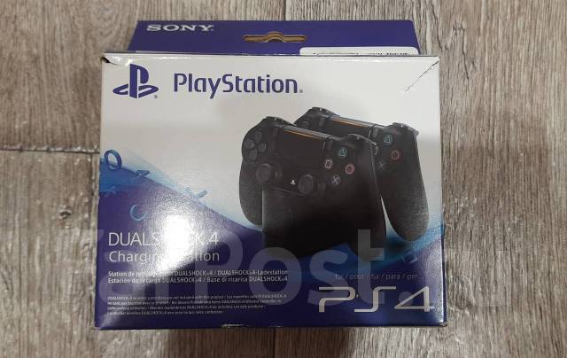 Зарядная станция 2х геймпадов на ps4 Оригинал - Аксессуары во Владивостоке