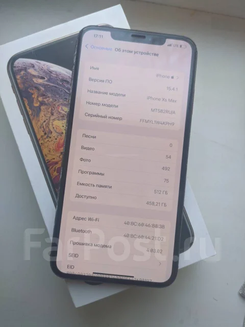 Apple iPhone Xs Max. �/�, �������, ������, 3G, 4G LTE, Dual-SIM, ����������, NFC ����