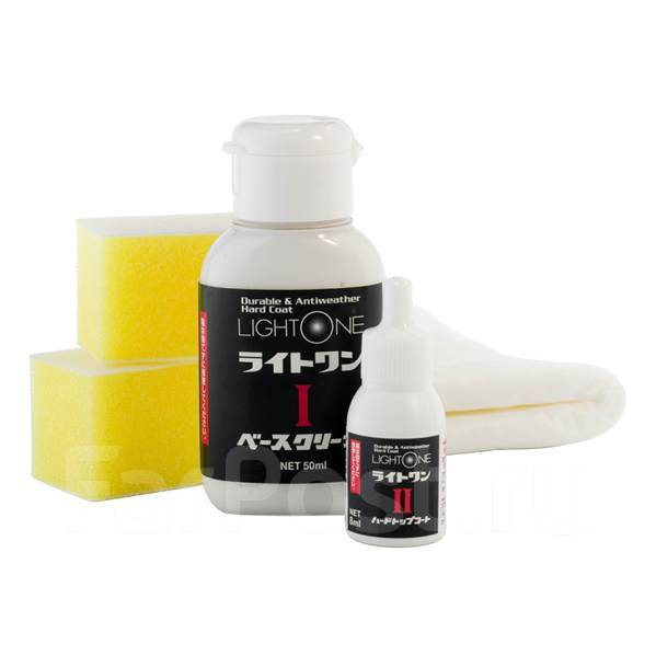 Полироль для фар Soft99 Light One, 50 + 8мл, в наличии. Цена: 1 200₽ во ...