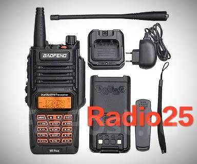 Оригинальная радиостанция Baofeng UV-9R PLUS с гарнитурой, новый, в ...