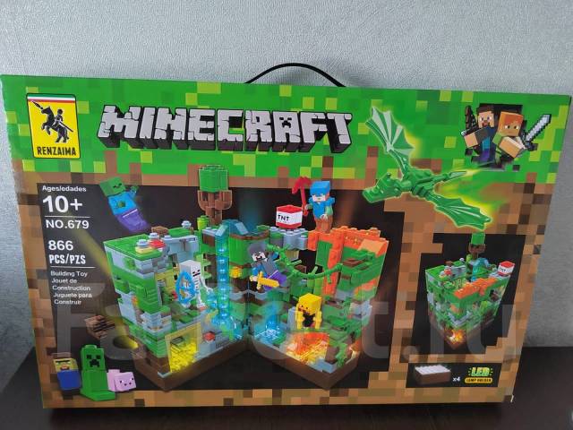 Конструктор Лего Майнкрафт (Аналог), Lego minecraft 866 деталей, новый ...