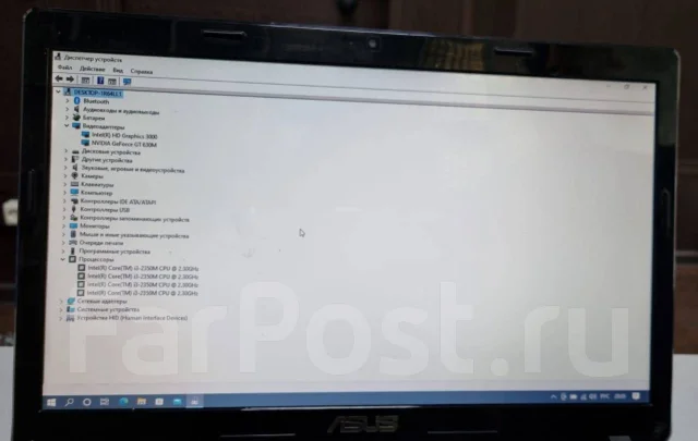 Asus K53S. 15.6", 2,3����, ��� 6 ��, ���� 250���, WiFi: 1, Bluetooth: 1, ����������� �� 2��. ����