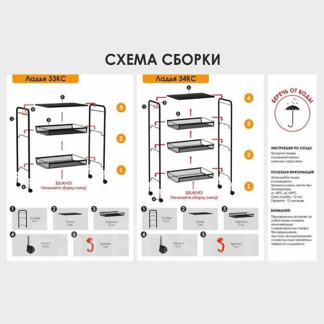 Этажерка стеллаж ладья 33кс