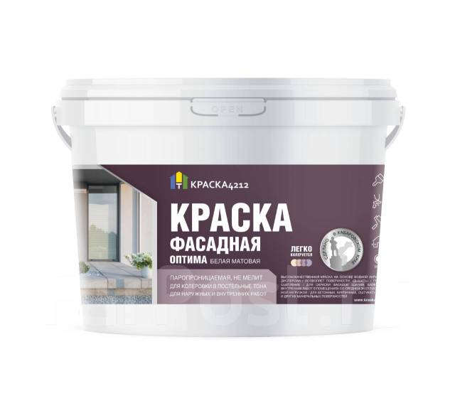 Краска водоэмульсионная фасадная Standart, цена за 1 кг. Производство ...