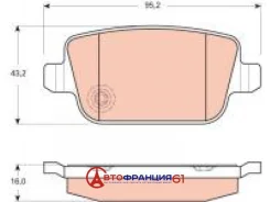 ������� ��������� ������ �������� (��������� �������) TRW GDB1732 GDB1732 ����